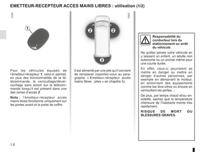 2018-2019 Renault Master Owner's Manual | French