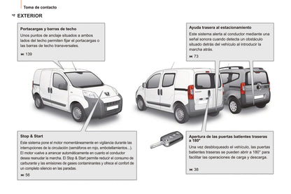 2014 Peugeot Bipper Manuel du propriétaire | Espagnol