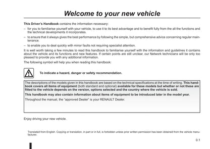2016-2020 Renault Talisman Manuel du propriétaire | Anglais
