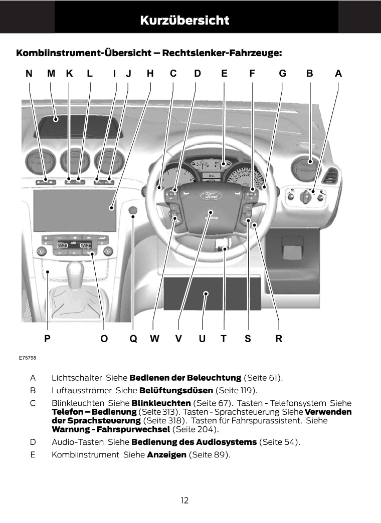 1997-2008 Ford Ka Owner's Manual | German