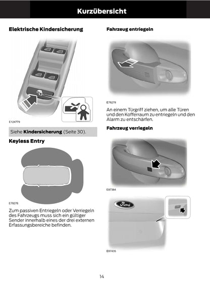 1997-2008 Ford Ka Owner's Manual | German