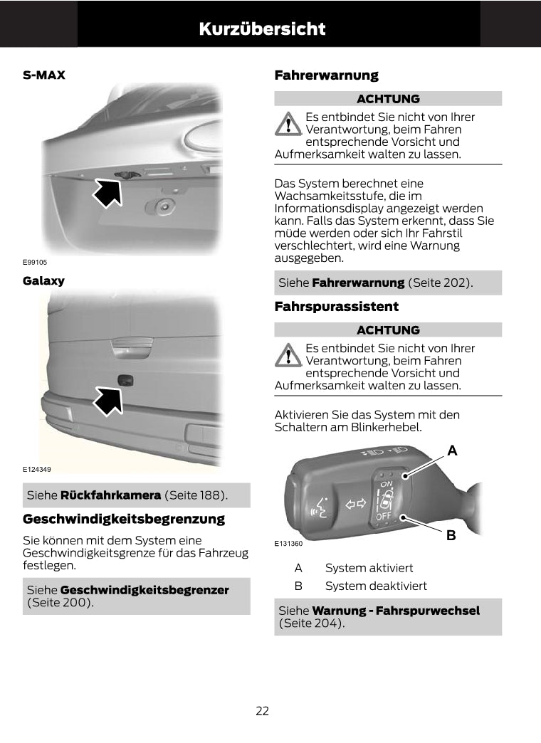 1997-2008 Ford Ka Owner's Manual | German