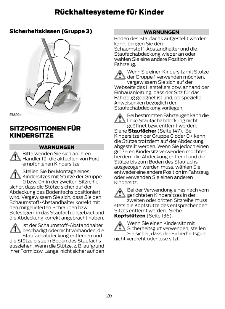 1997-2008 Ford Ka Owner's Manual | German