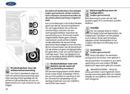 1986-1990 Ford Escort Gebruikershandleiding | Nederlands