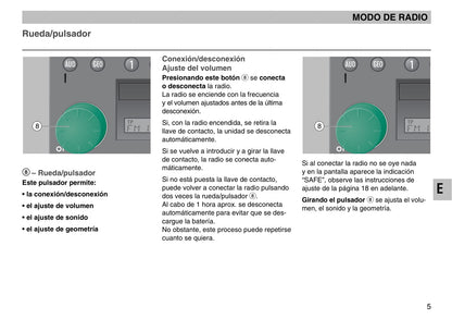 Skoda Radio MS402 Manual de Instrucciones 2003