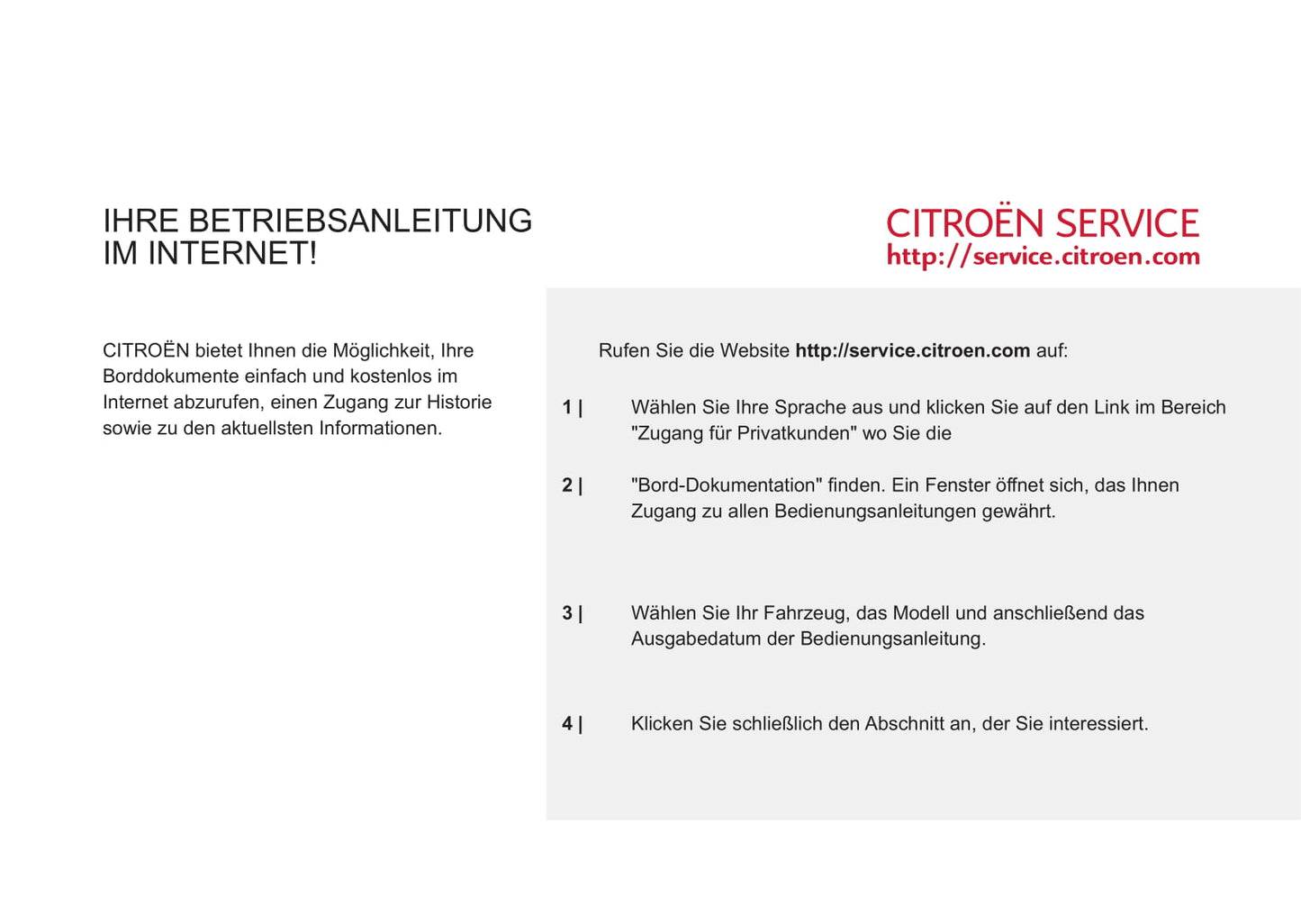 2011-2012 Citroën C6 Owner's Manual | German