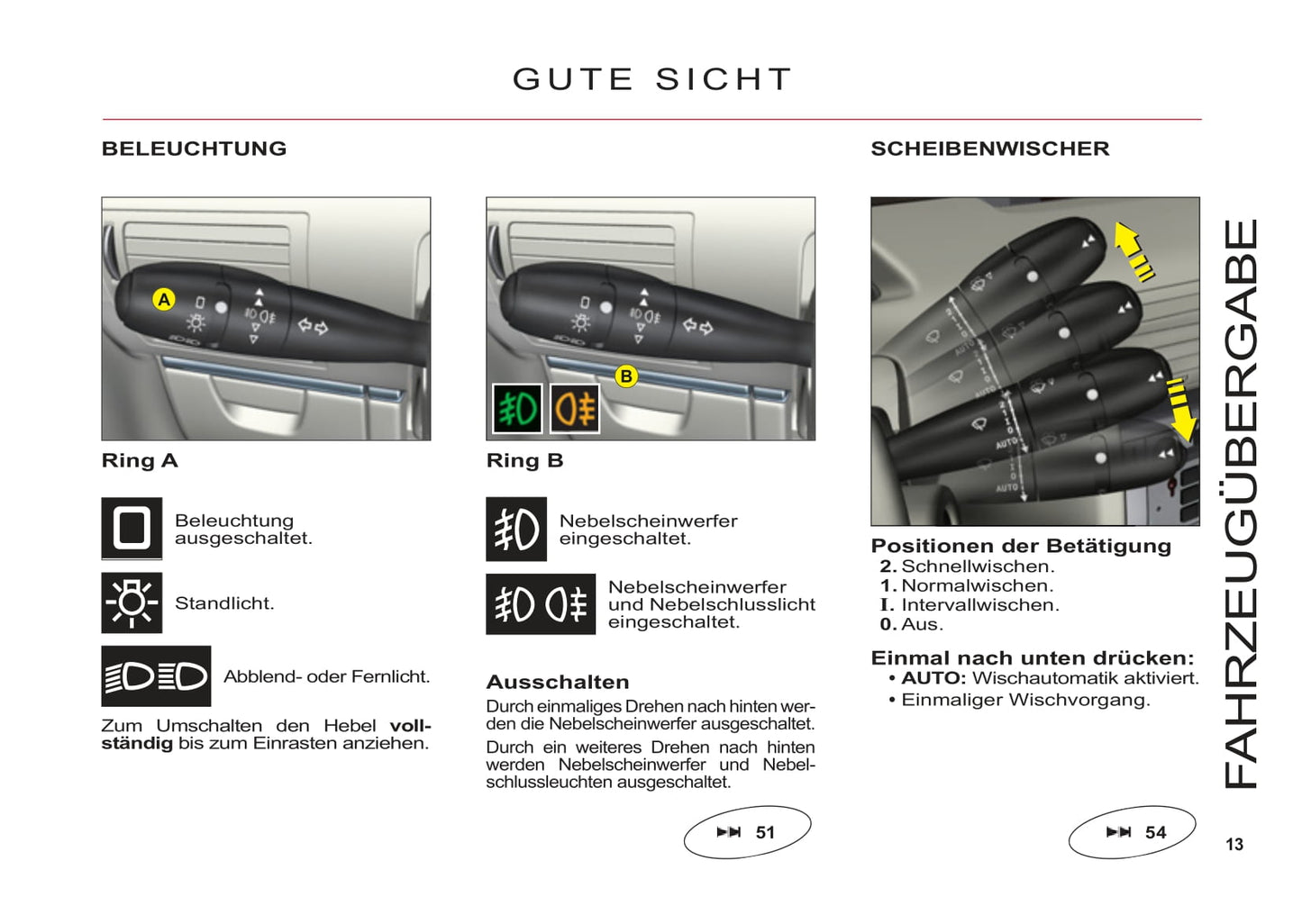 2011-2012 Citroën C6 Owner's Manual | German