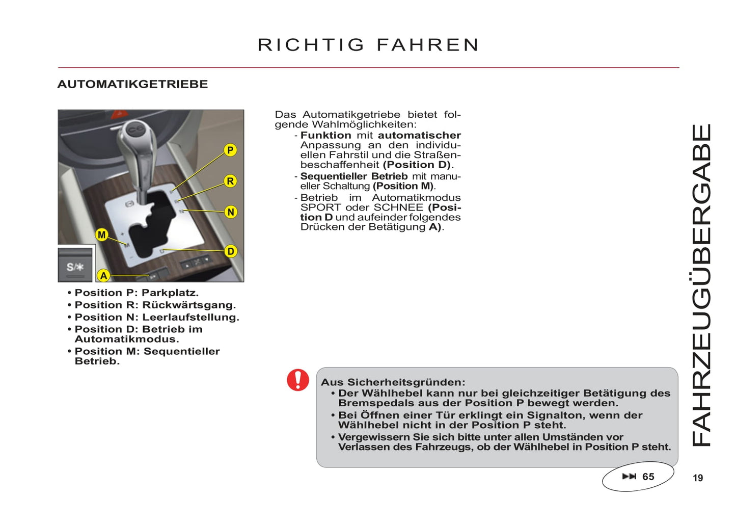 2011-2012 Citroën C6 Owner's Manual | German