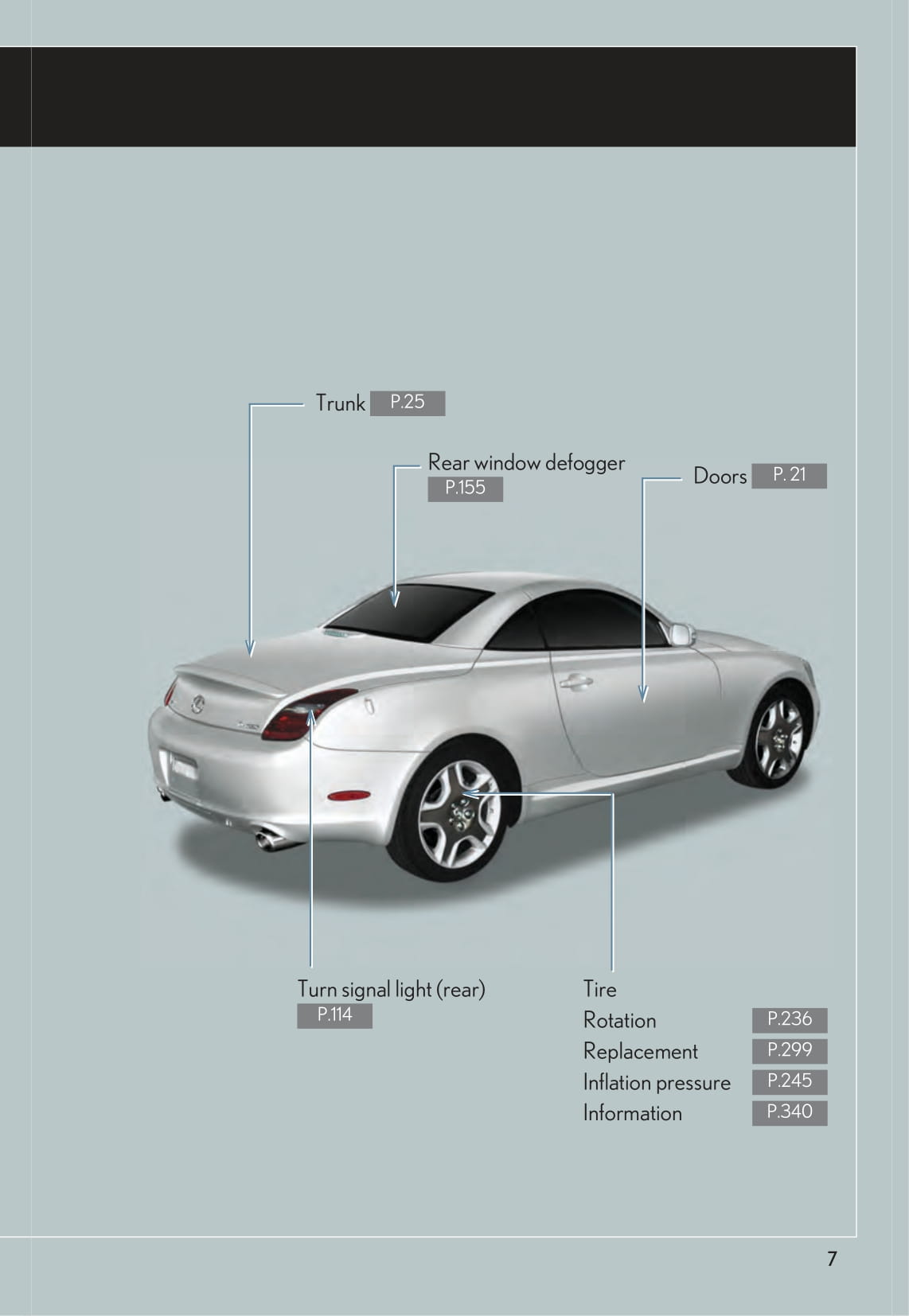 2009 Lexus SC 430 Gebruikershandleiding | Engels