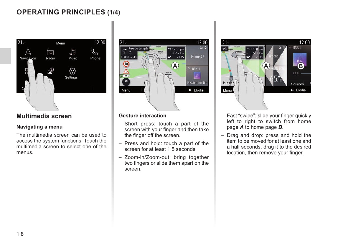 2020 - 2023 Renault Easy Connect Infotainment Manual | English