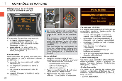 2012-2014 Peugeot 308 Owner's Manual | French