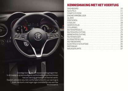 2017-2020 Alfa Romeo Stelvio Bedienungsanleitung | Niederländisch