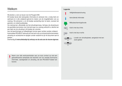 2021-2023 Peugeot 508 Bedienungsanleitung | Niederländisch