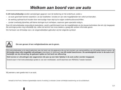 2016-2020 Renault Mégane Manuel du propriétaire | Néerlandais