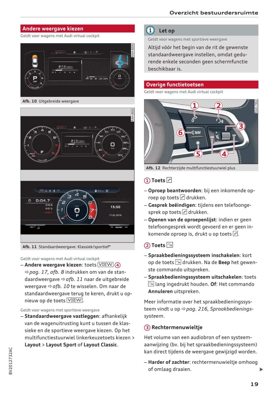 2016-2017 Audi A3 Manuel du propriétaire | Néerlandais