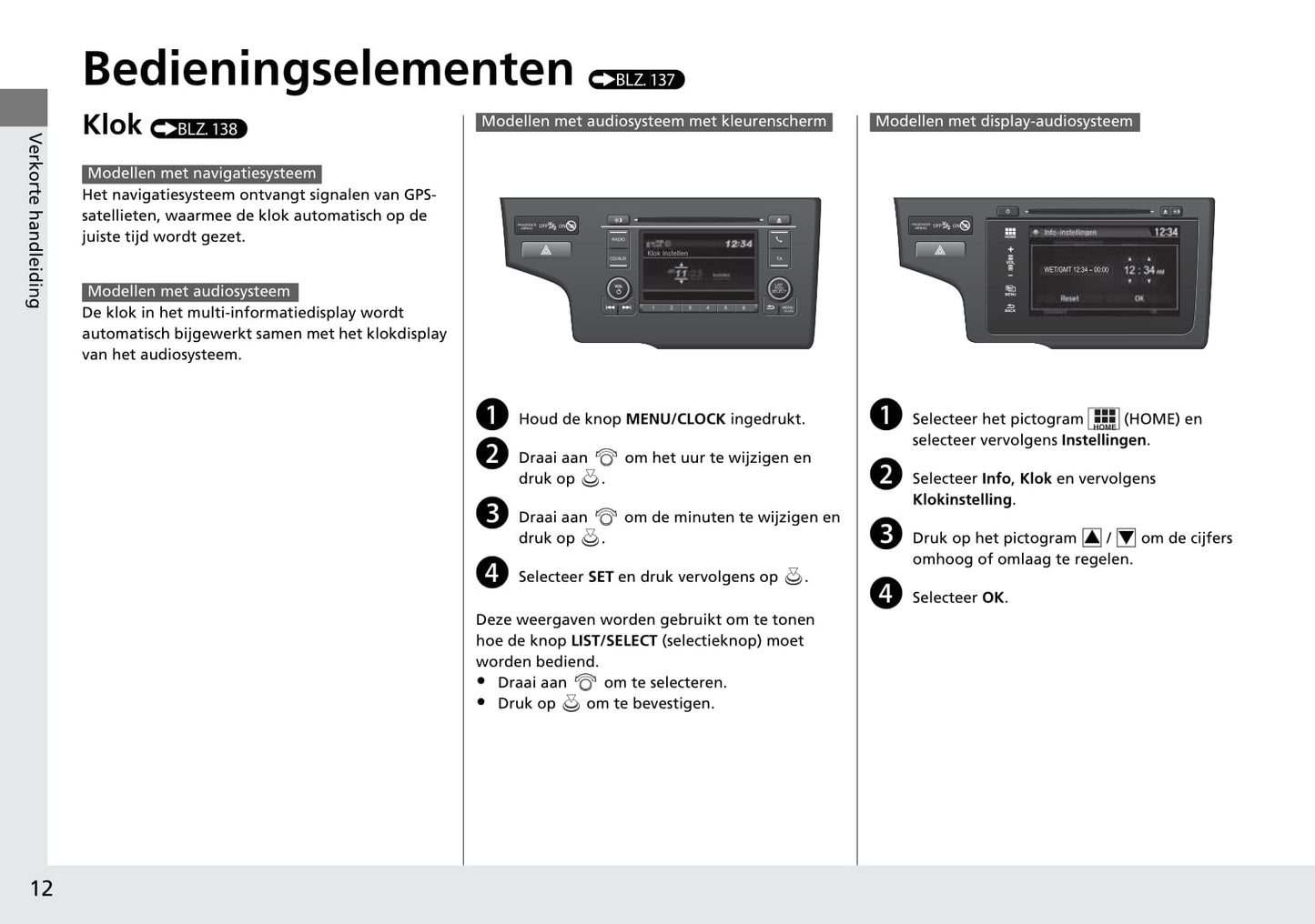 2015-2016 Honda Jazz Gebruikershandleiding | Nederlands