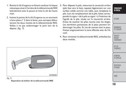 2011-2016 Fiat Freemont Manuel du propriétaire | Français