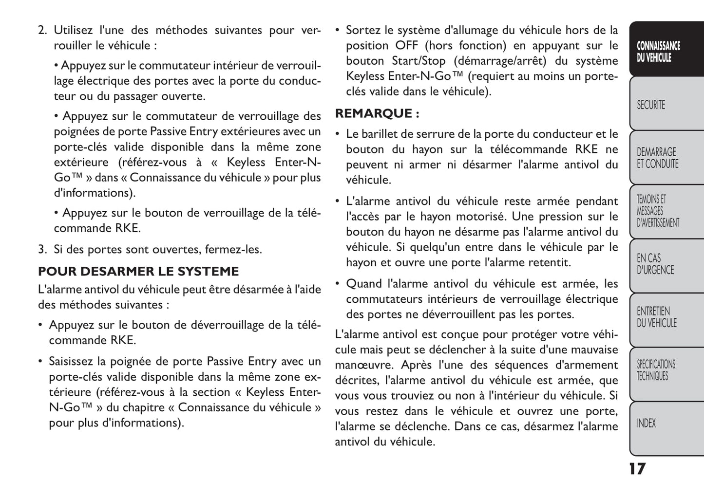 2011-2016 Fiat Freemont Manuel du propriétaire | Français