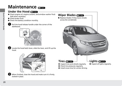 2011-2017 Honda Odyssey Manuel du propriétaire | Anglais