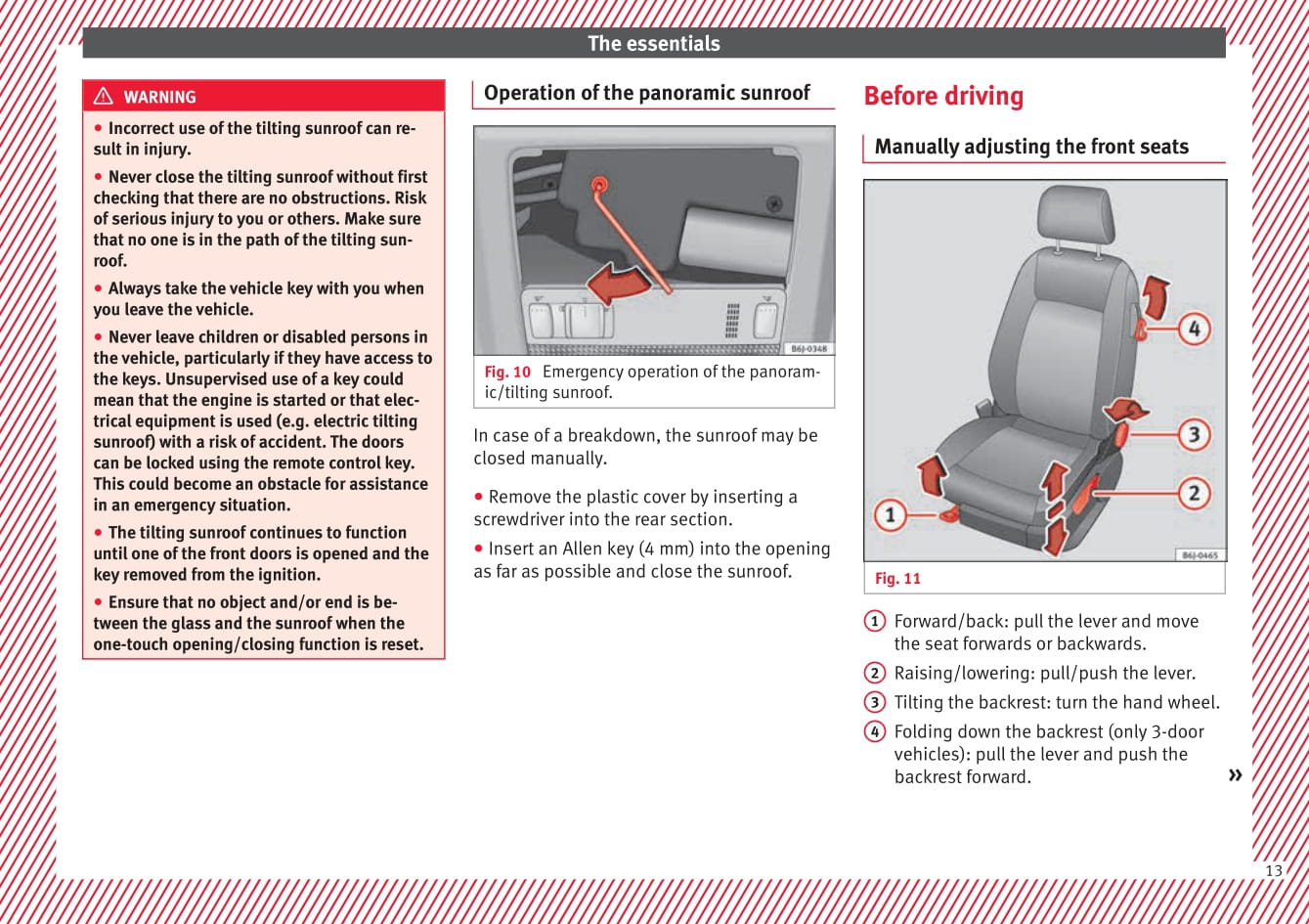 2012-2015 Seat Ibiza Bedienungsanleitung | Englisch