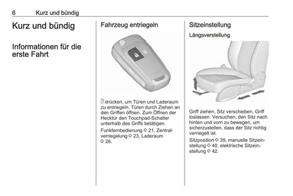 2017-2018 Opel Zafira/Zafira Tourer Bedienungsanleitung | Deutsch