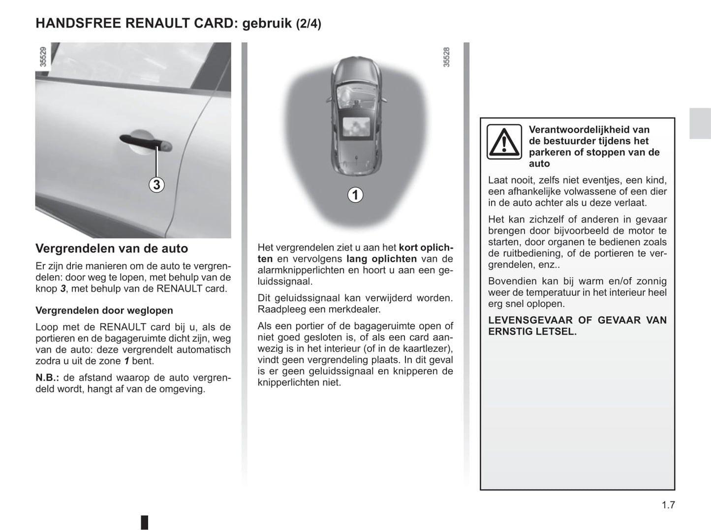 2016-2017 Renault Clio Bedienungsanleitung | Niederländisch