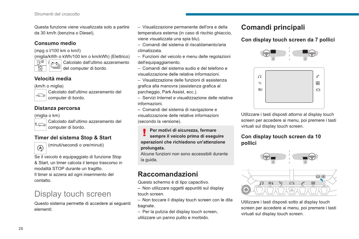 2020-2023 Peugeot 2008/e-2008 Owner's Manual | Italian