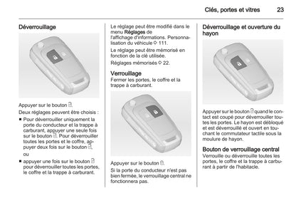 2012-2013 Opel Meriva Manuel du propriétaire | Français