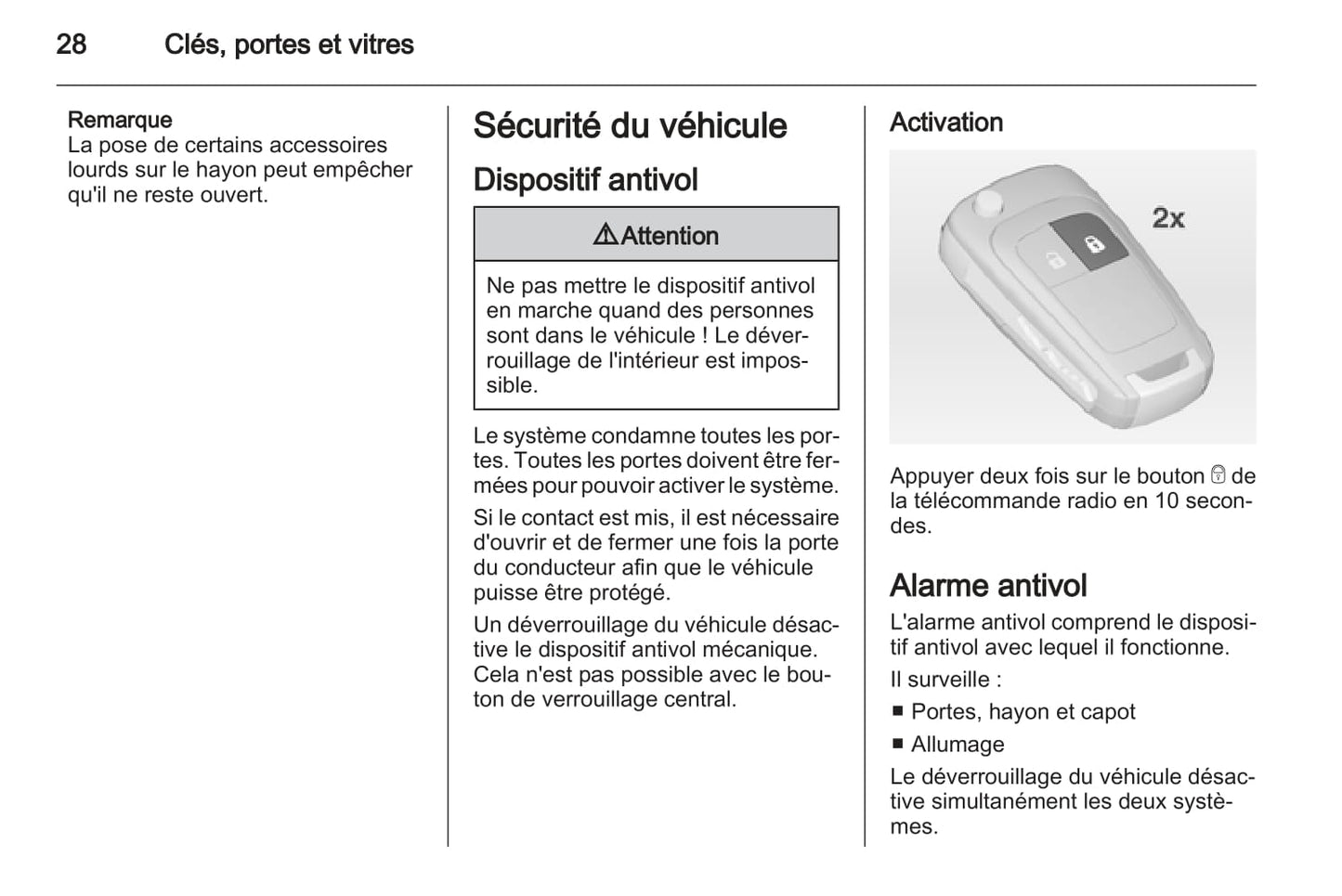 2012-2013 Opel Meriva Manuel du propriétaire | Français