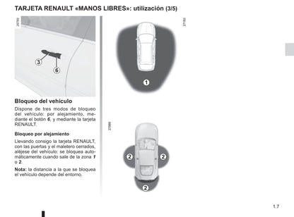 2014-2015 Renault Laguna/Laguna Coupé Owner's Manual | Spanish