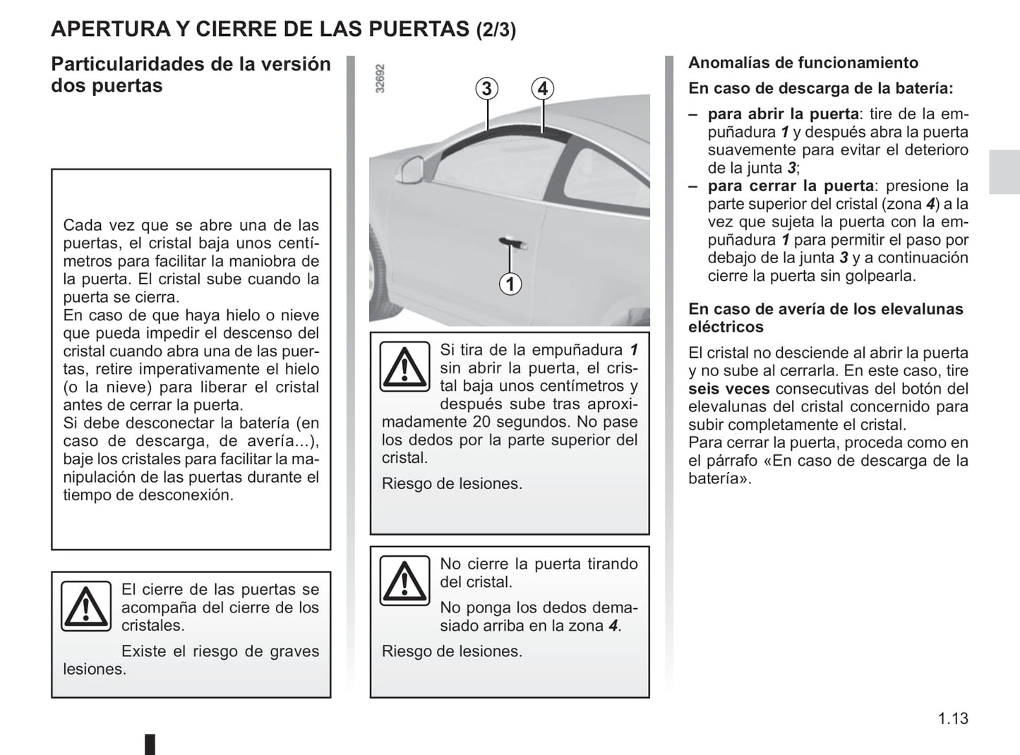 2010-2015 Renault Laguna Manuel du propriétaire | Espagnol