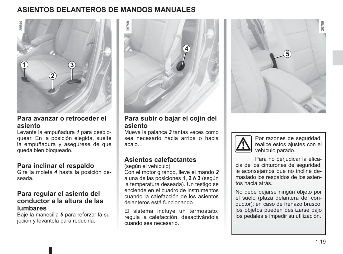 2014-2015 Renault Laguna/Laguna Coupé Owner's Manual | Spanish