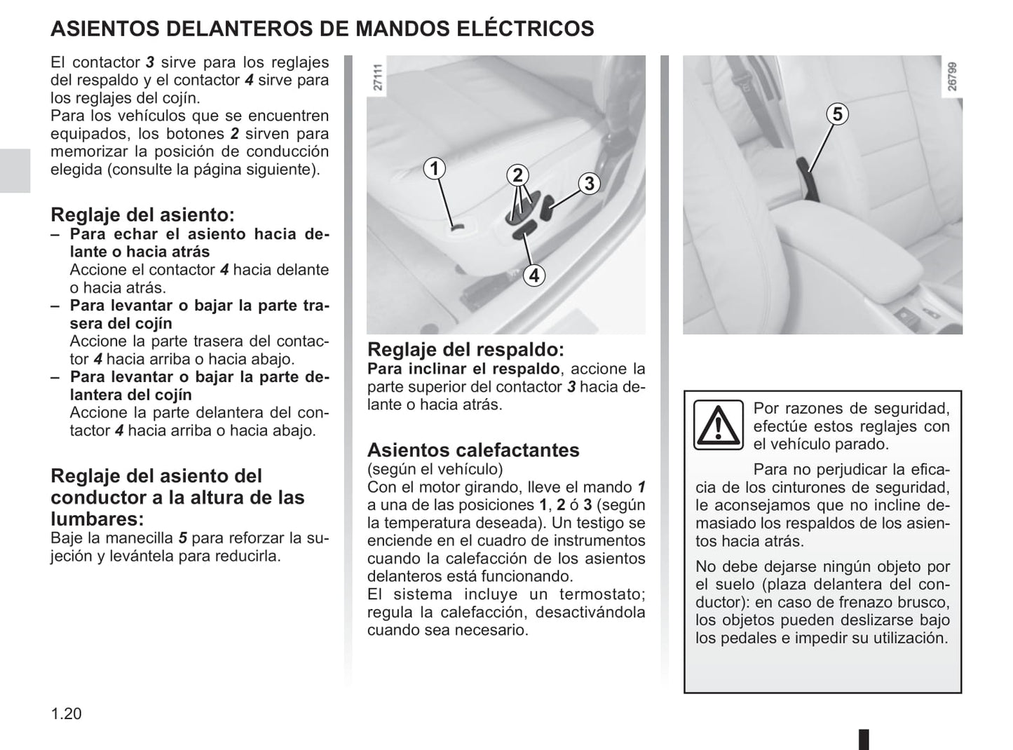 2014-2015 Renault Laguna/Laguna Coupé Owner's Manual | Spanish