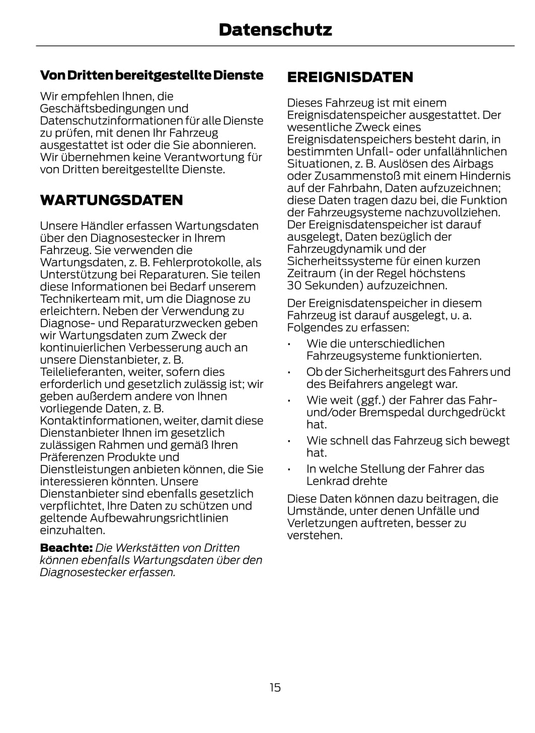 2021-2023 Ford Galaxy / S-max Bedienungsanleitung | Deutsch