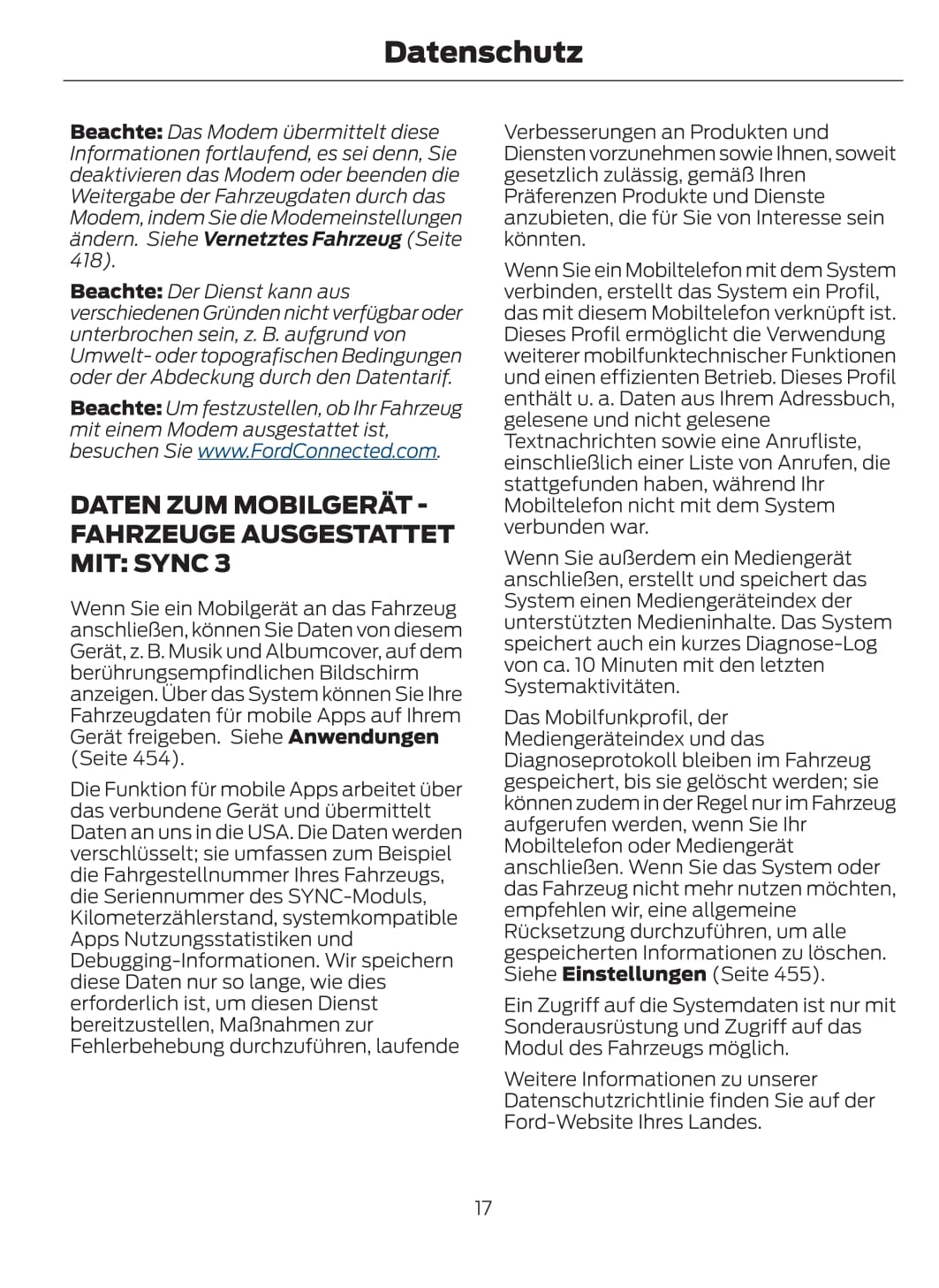2021-2023 Ford Galaxy / S-max Bedienungsanleitung | Deutsch