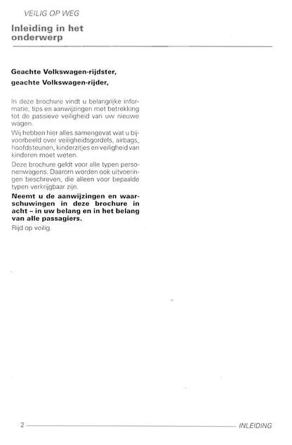 1997-2003 Volkswagen Golf Bedienungsanleitung | Niederländisch