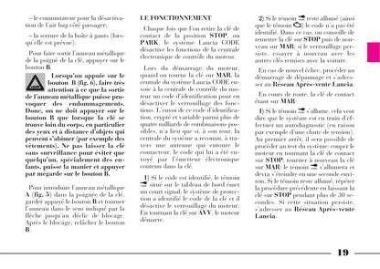 2001-2005 Lancia Lybra Owner's Manual | French