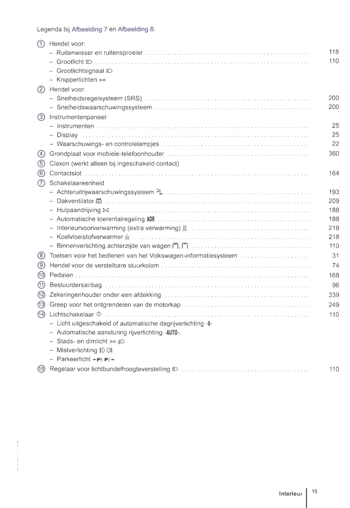 2011-2016 Volkswagen Crafter Owner's Manual | Dutch