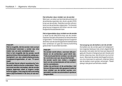 1998-2002 Daihatsu Sirion Bedienungsanleitung | Niederländisch