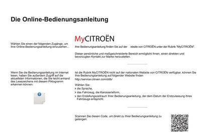 2016-2017 Citroën SpaceTourer Owner's Manual | German