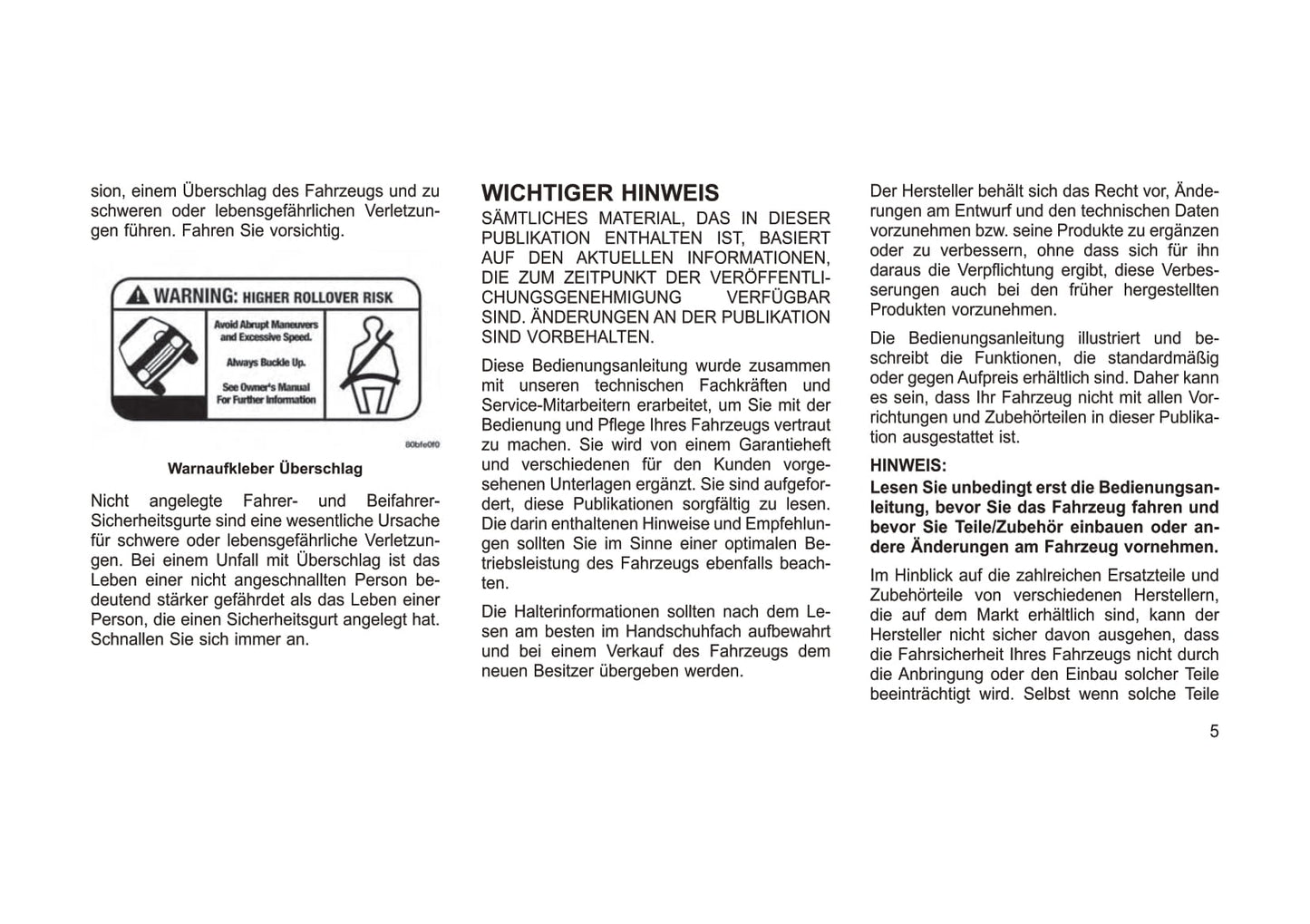 2013-2014 Jeep Compass Gebruikershandleiding | Duits