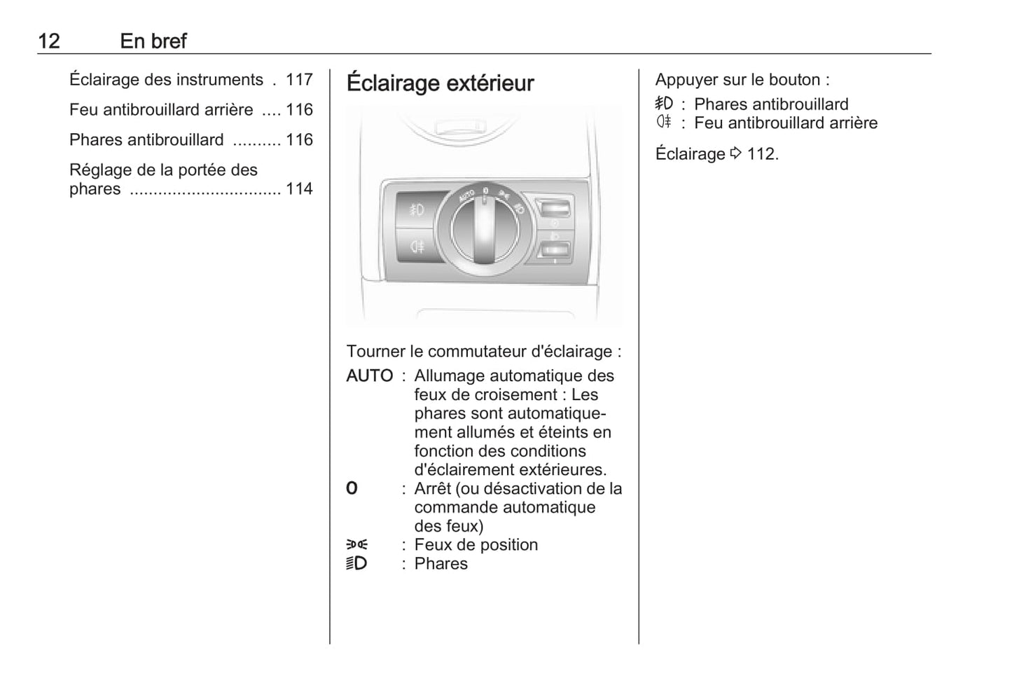 2016-2017 Opel Antara Owner's Manual | French