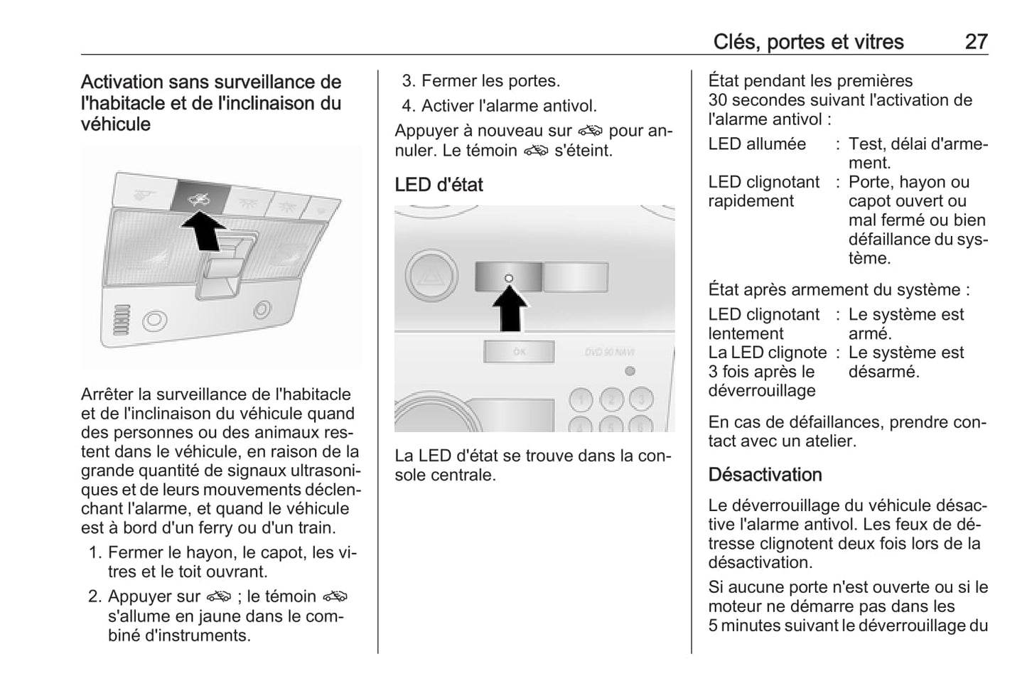 2016-2017 Opel Antara Owner's Manual | French