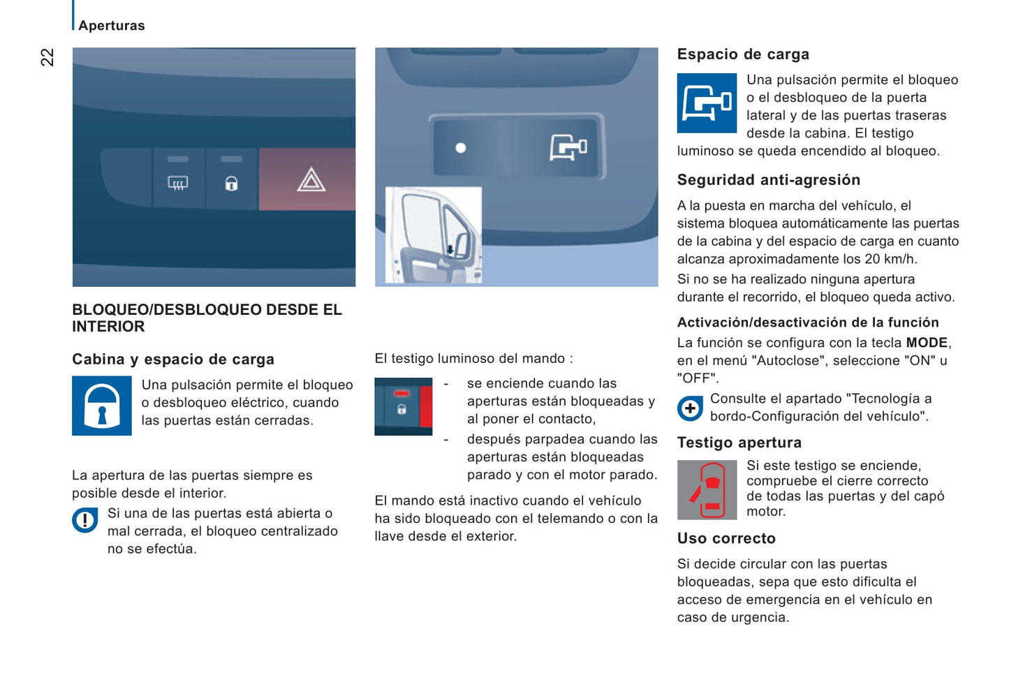 2014-2015 Peugeot Boxer Manuel du propriétaire | Espagnol