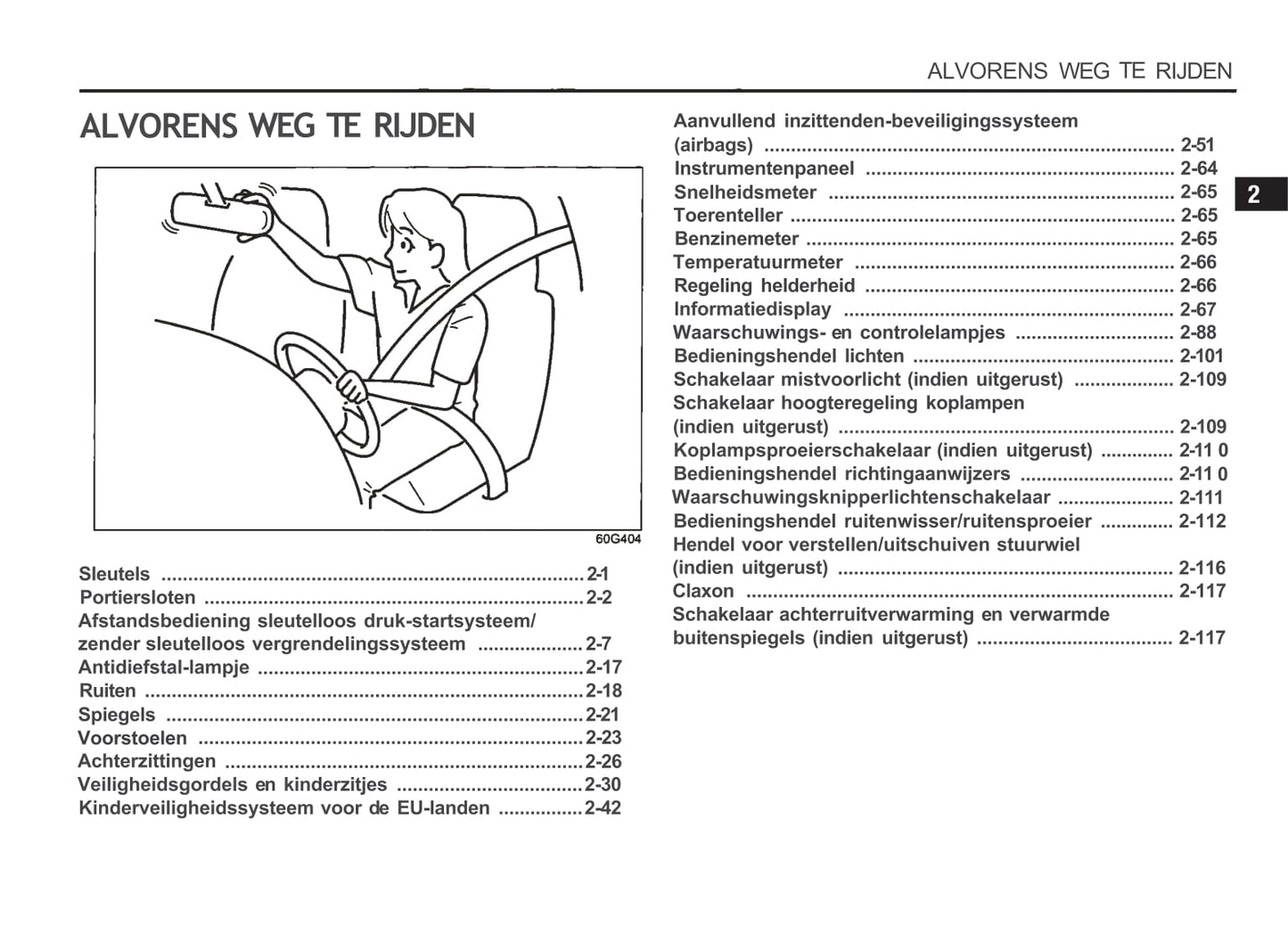 2013-2014 Suzuki S-Cross Owner's Manual | Dutch