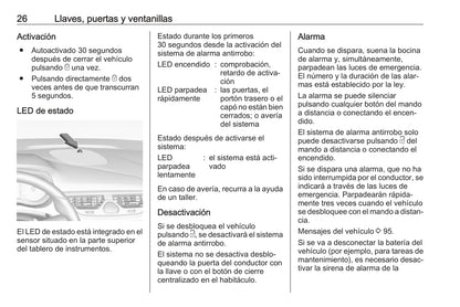 2019 Opel Corsa Gebruikershandleiding | Spaans