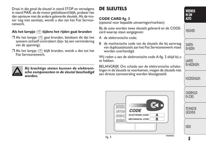 2010-2011 Fiat Punto Evo Gebruikershandleiding | Nederlands