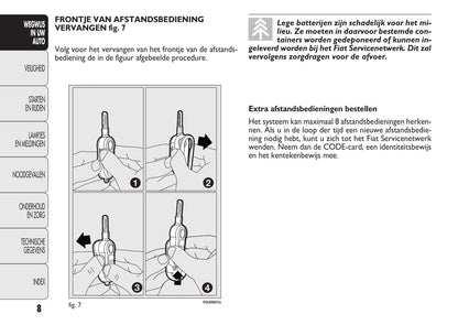 2010-2011 Fiat Punto/Punto Evo Owner's Manual | Dutch