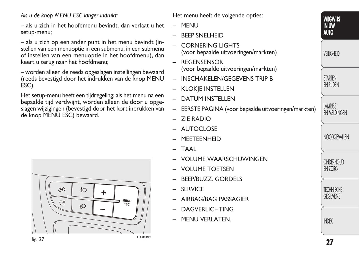 2010-2011 Fiat Punto Evo Bedienungsanleitung | Niederländisch