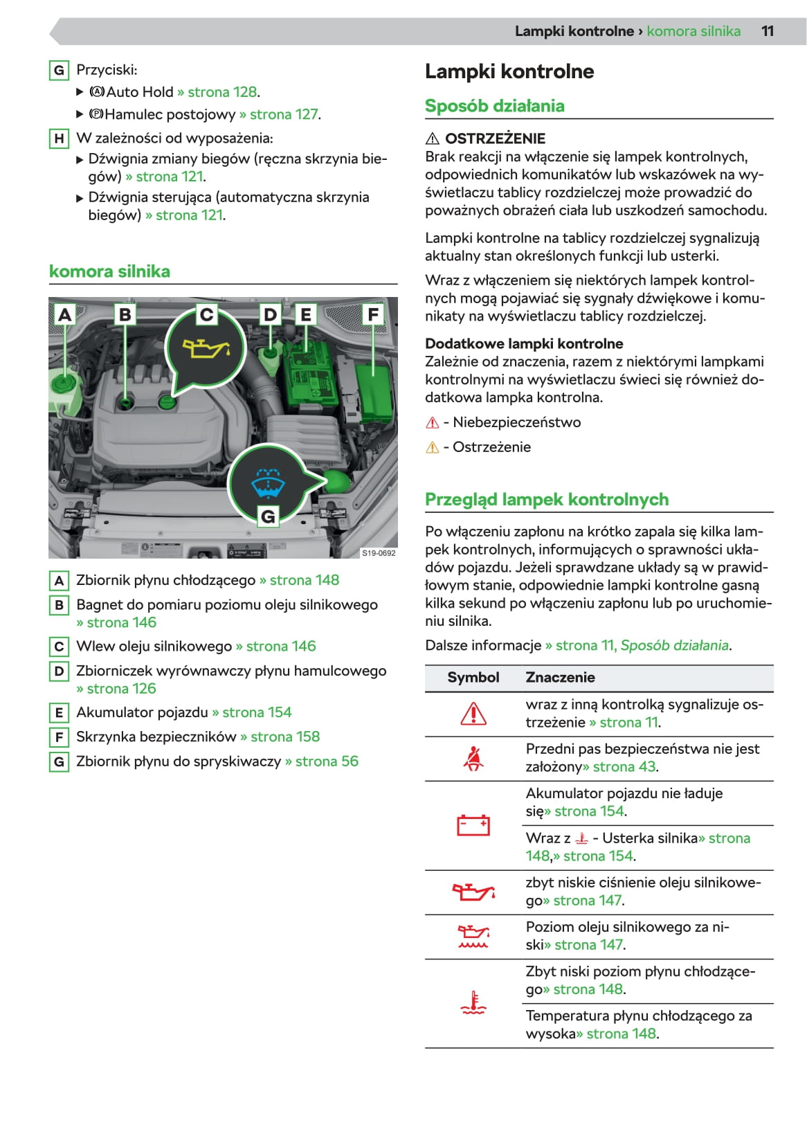 2020 Skoda Octavia Owner's Manual | Polish